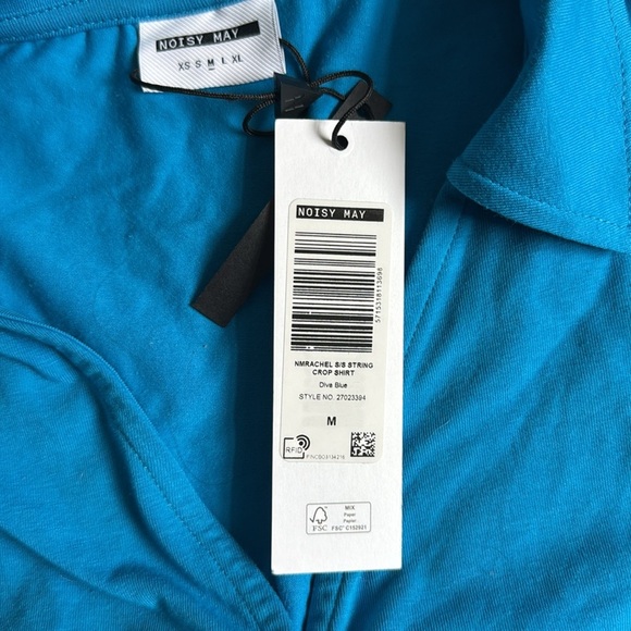 Noisy May Crop Shirt NWT - Picture 4 of 5